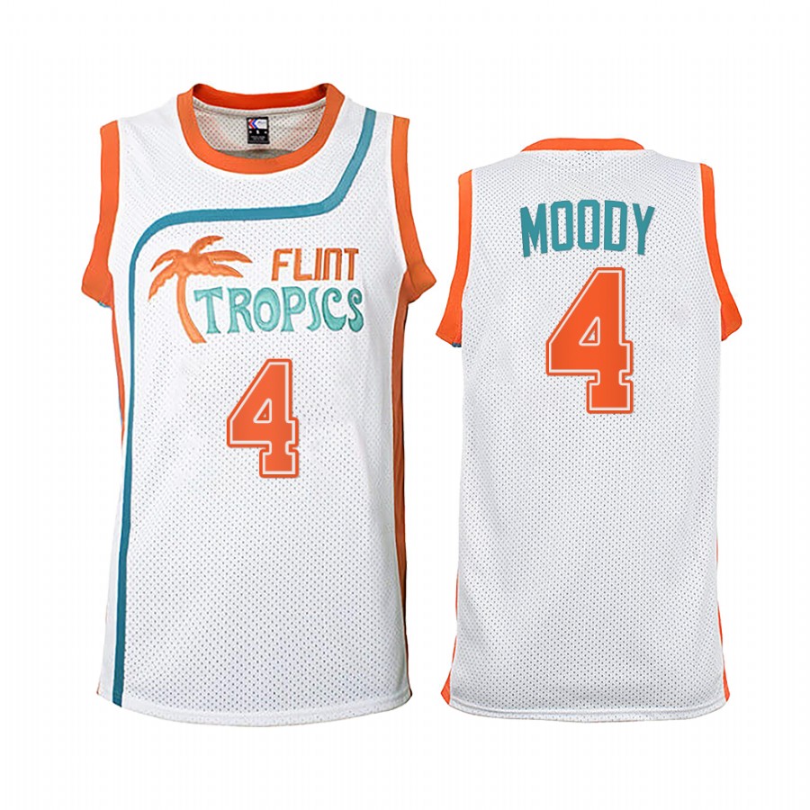 Warriors Moses Moody #4 Jackie Moon Flint Tropics  Jersey