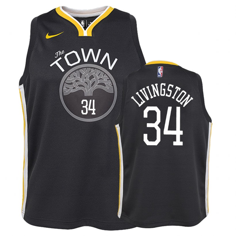 Warriors Youth's Shaun Livingston #34 Statement Edition Gray Jersey