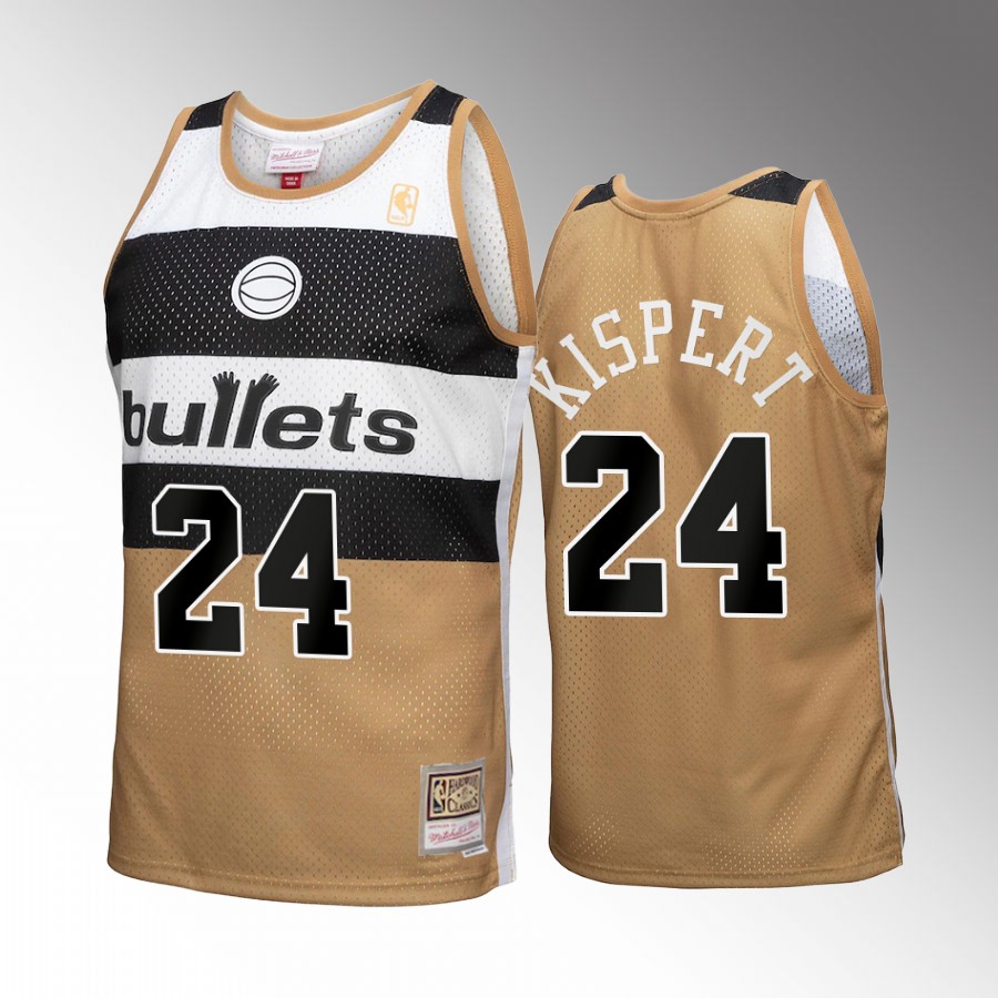 Washington Bullets Corey Kispert Gold Reload 3.0 Men Jersey Mitchell Ness