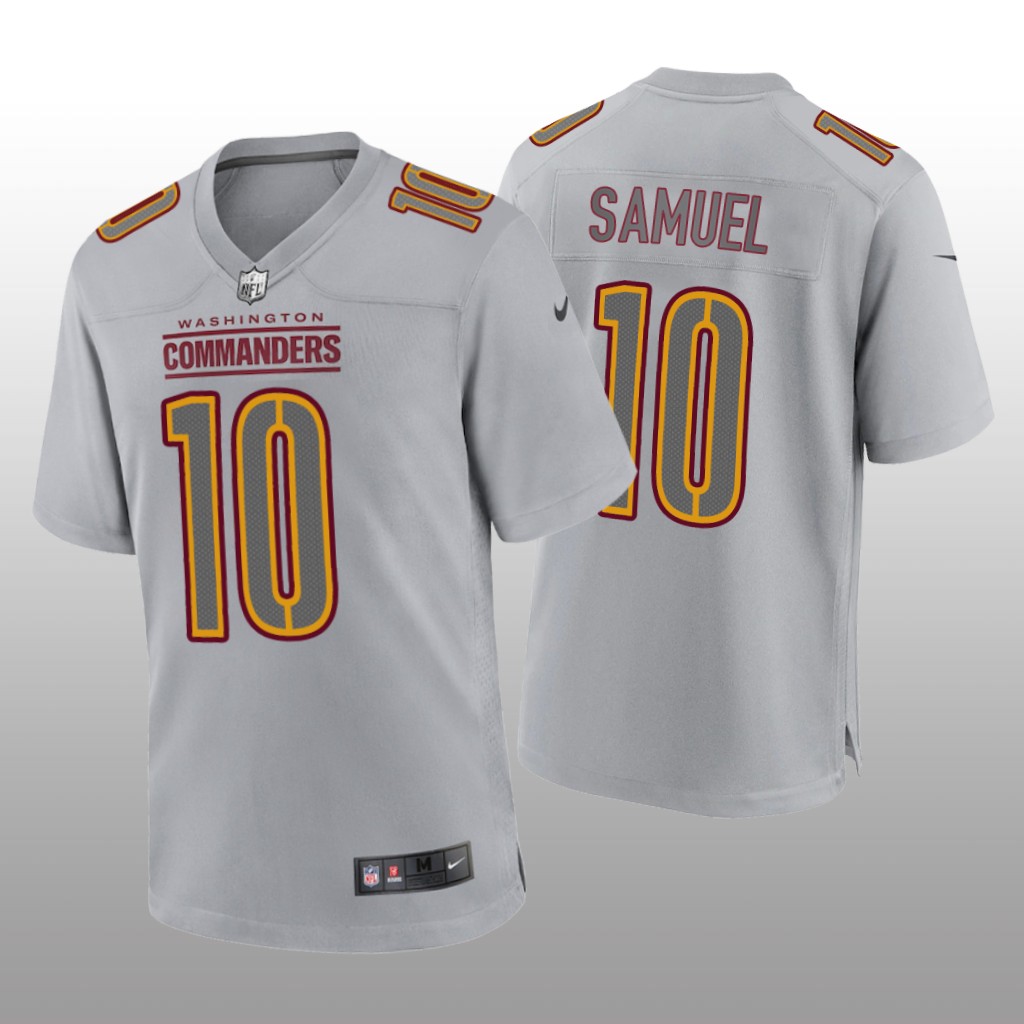 Washington Commanders Curtis Samuel Gray Jersey Atmosphere Fashion Game - Men's