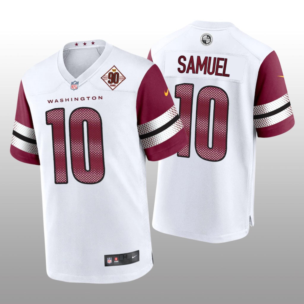 Washington Commanders Curtis Samuel White Game 90th Anniversary - Men's