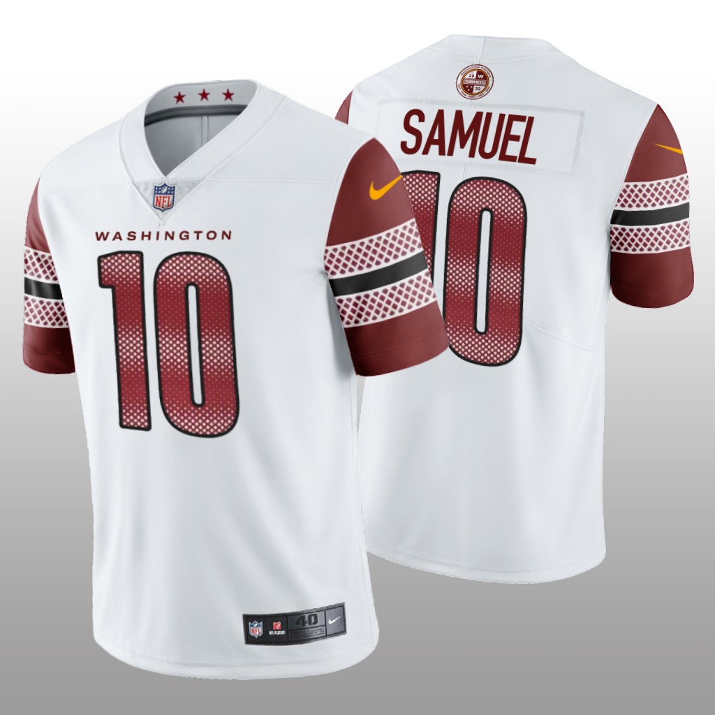 Washington Commanders Curtis Samuel White Jersey Vapor Limited - Men's