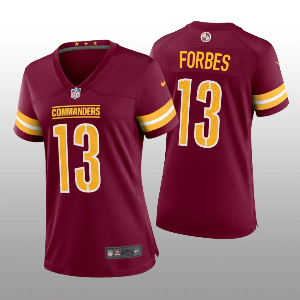 Washington Commanders Emmanuel Forbes Burgundy Jersey Game - Women's