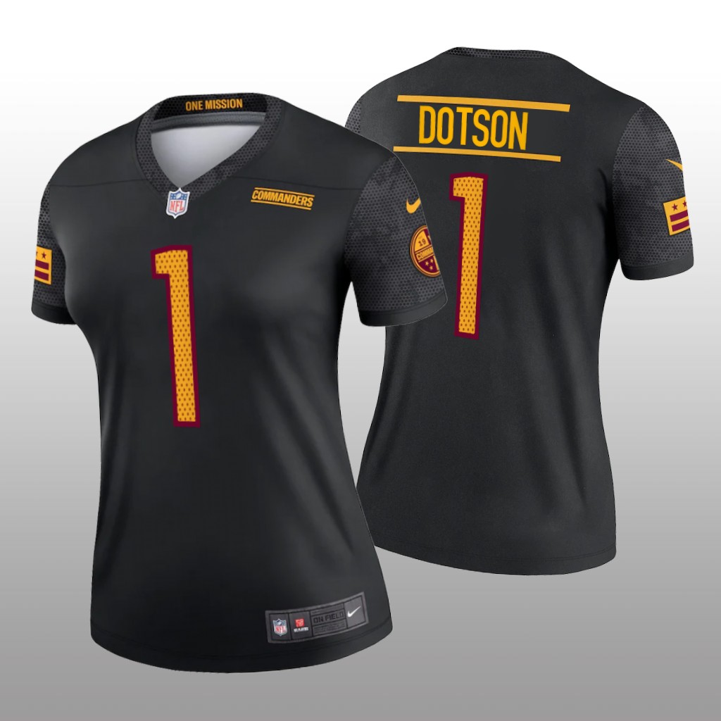 Washington Commanders Jahan Dotson Black Jersey Alternate Legend - Women's
