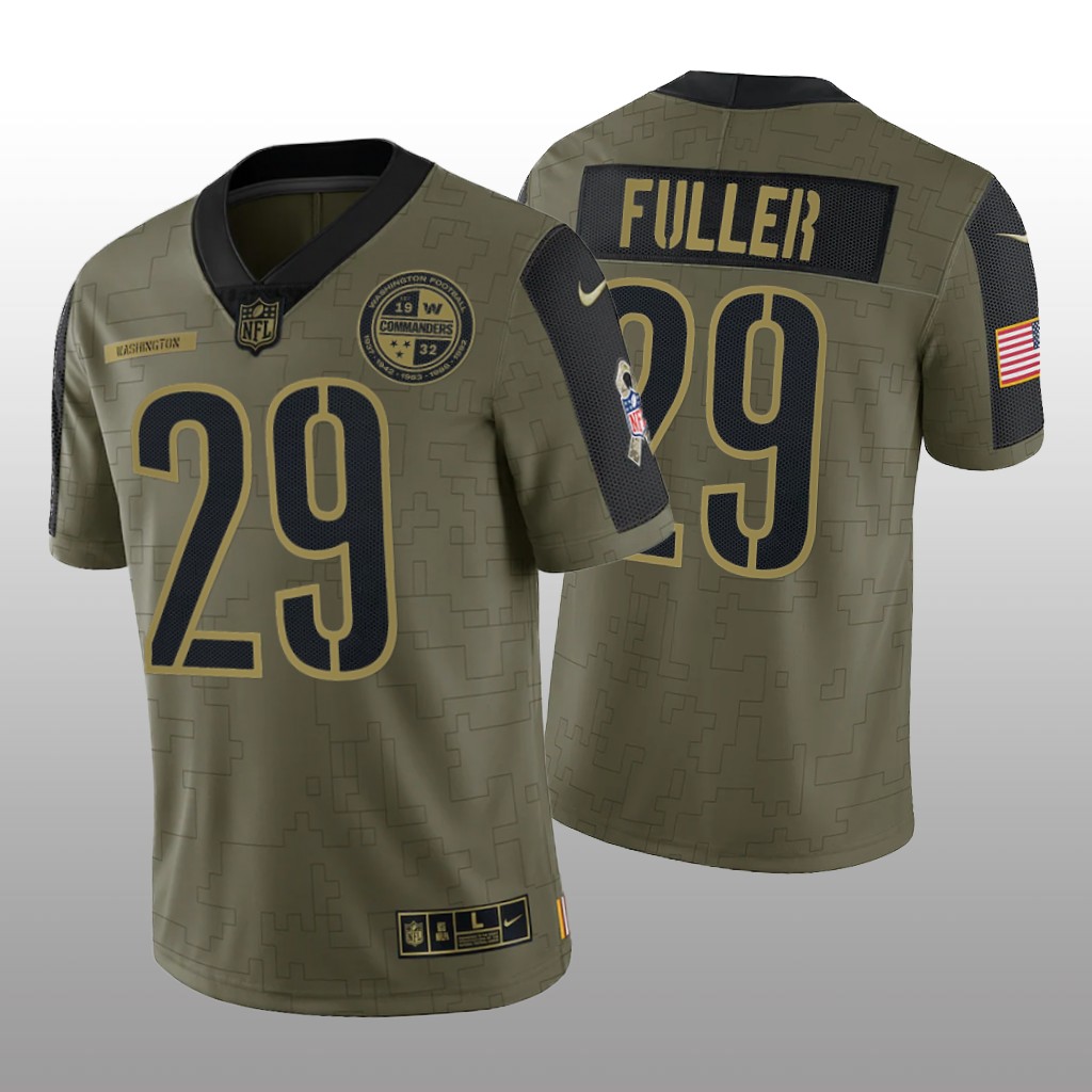 Washington Commanders Kendall Fuller Olive Limited Salute to Service - Men's