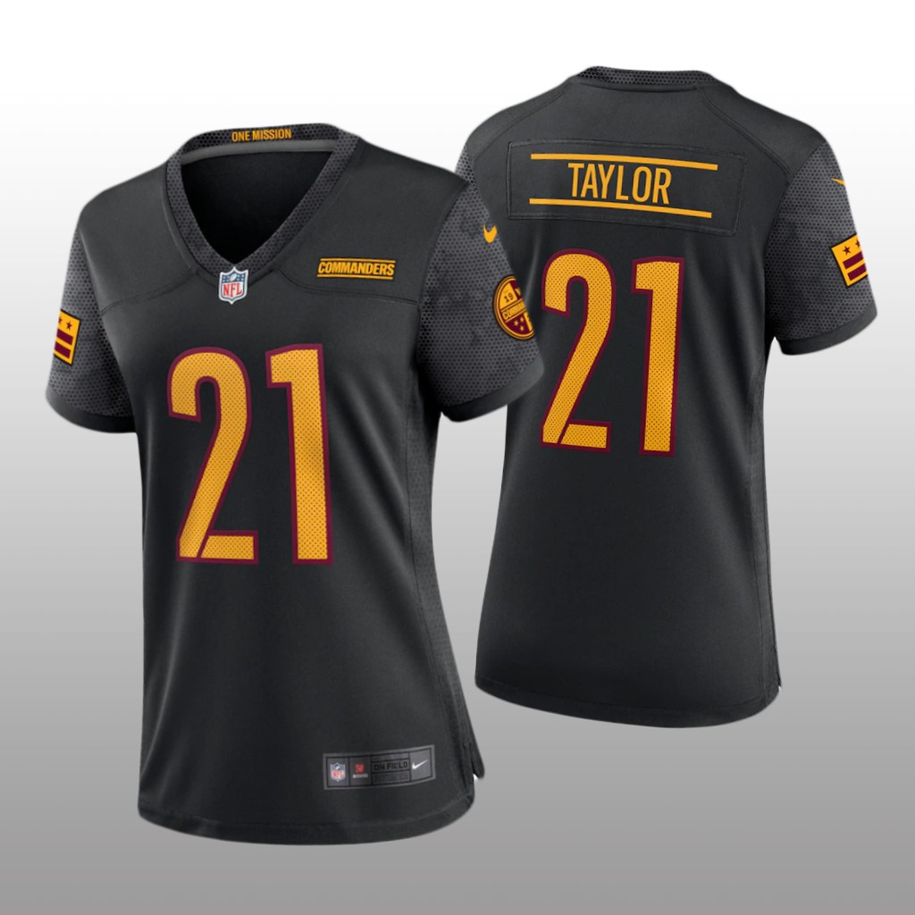 Washington Commanders Sean Taylor Black Jersey Alternate Game - Women's