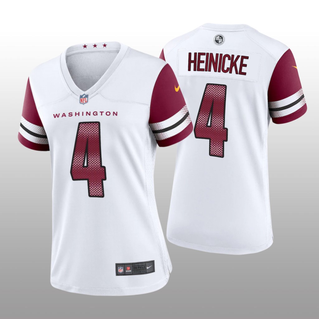Washington Commanders Taylor Heinicke White Jersey Game - Women's