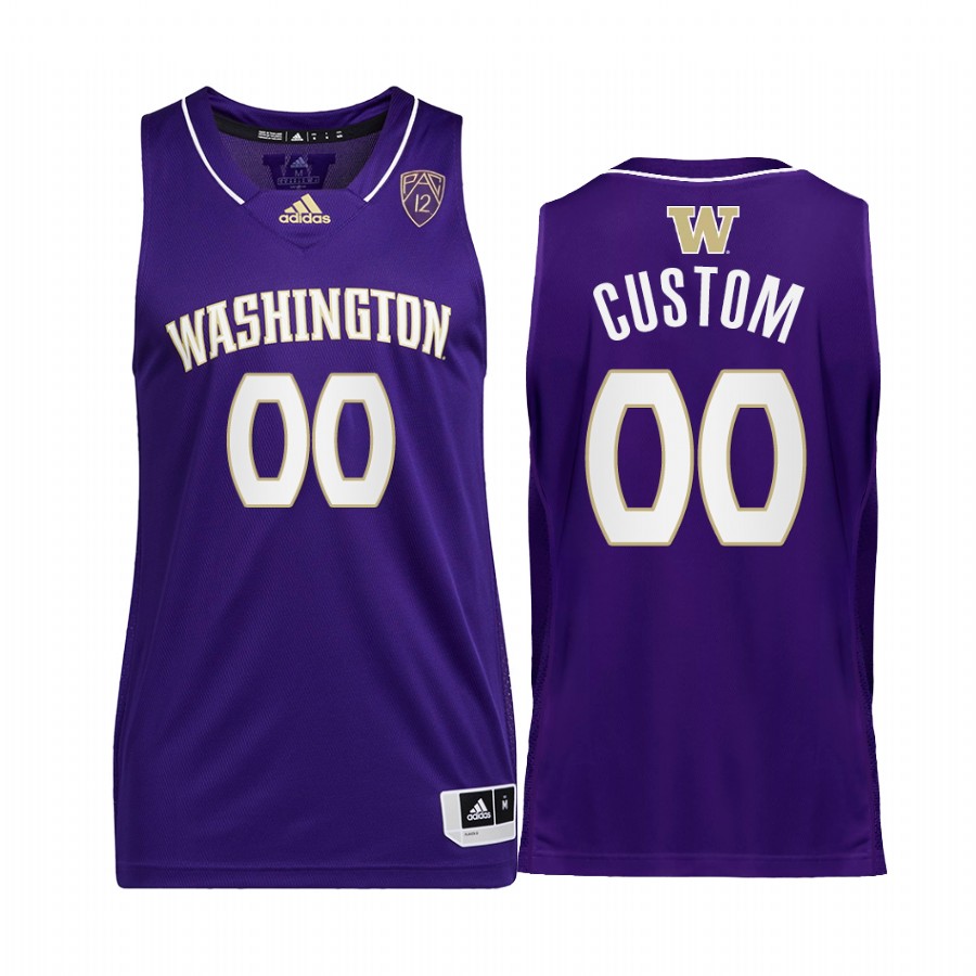 Washington Huskies Custom Jersey 2022 College  Purple Uniform