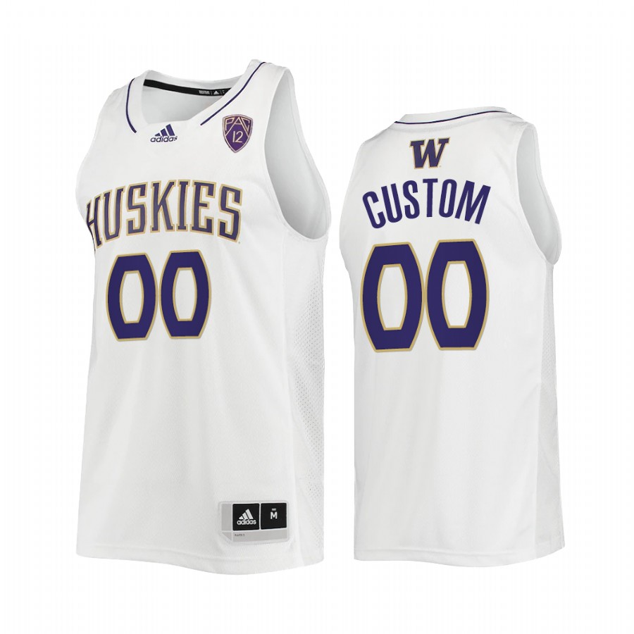 Washington Huskies Custom Jersey 2022 College  White Uniform