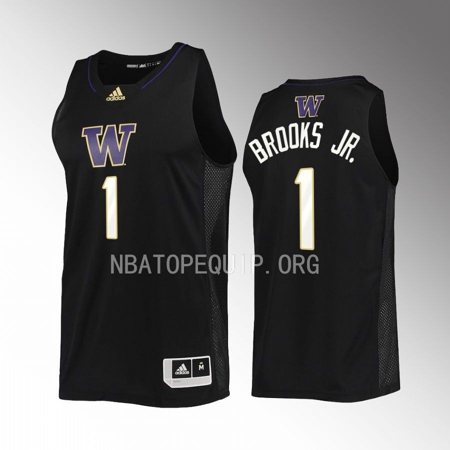 Washington Huskies Keion Brooks Jr. Jersey 2022-23 Swingman  Black Uniform