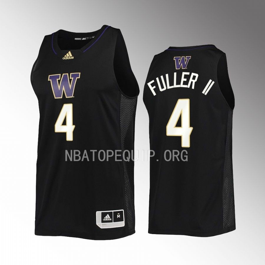 Washington Huskies PJ Fuller Jersey 2022-23 Swingman  Black Uniform
