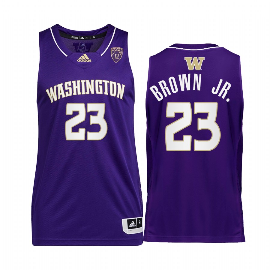 Washington Huskies Terrell Brown Jr. Jersey 2022 College  Purple Uniform