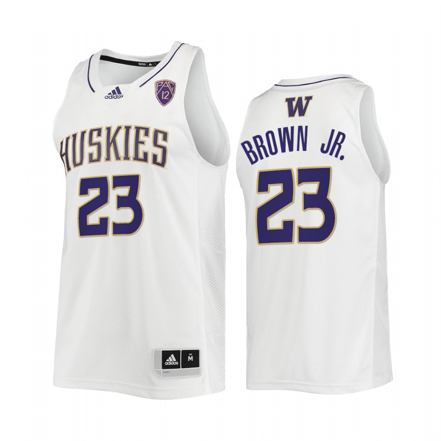 Washington Huskies Terrell Brown Jr. Jersey 2022 College  White Uniform