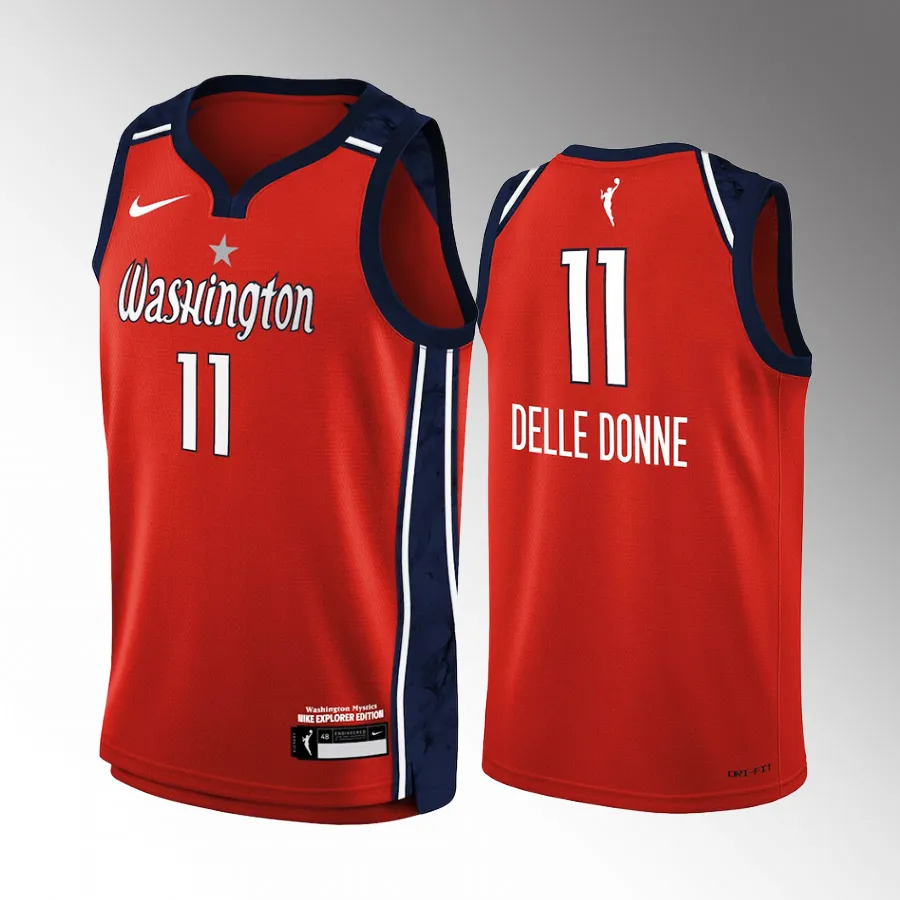 Washington Mystics Elena Delle Donne Red #11 Explorer Edition Youth Swingman Jersey