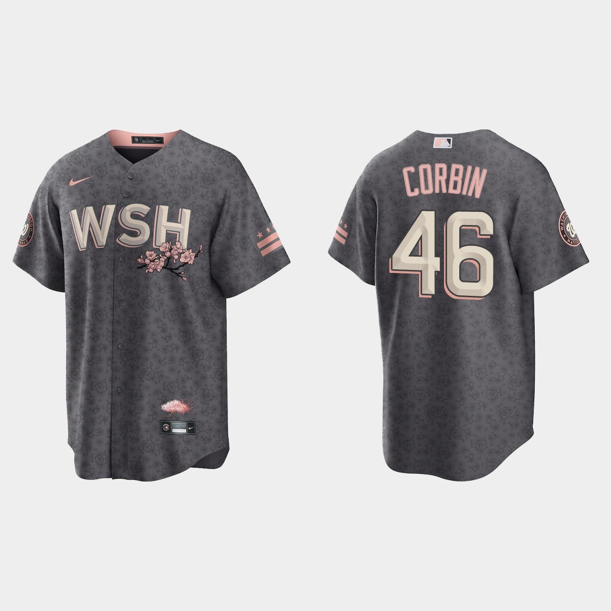 Washington Nationals Patrick Corbin 2022 City Connect Jersey - Gray