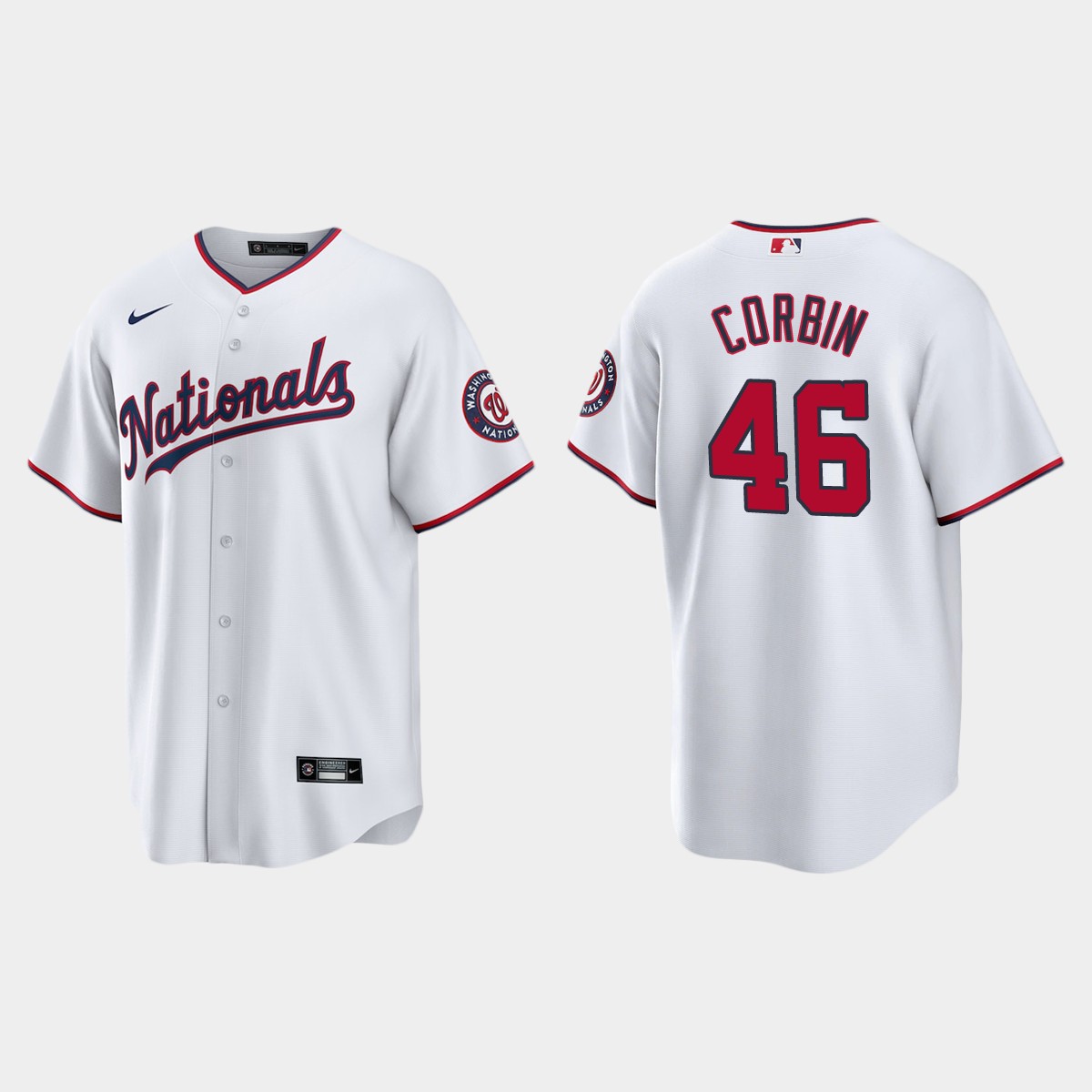 Washington Nationals Patrick Corbin Alternate Jersey - White