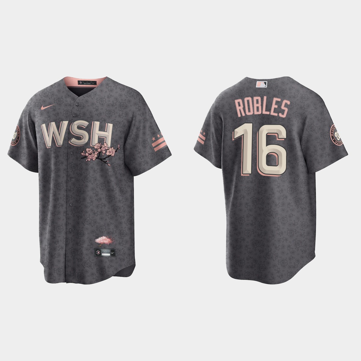 Washington Nationals Victor Robles 2022 City Connect Jersey - Gray