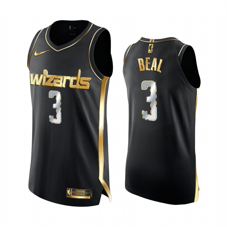 Washington Wizards Bradley Beal Black Golden Edition Limited Jersey 2020-21