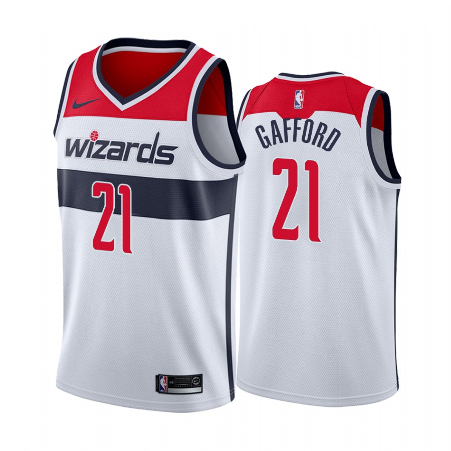 Washington Wizards Daniel Gafford #21 White 2021 Association Edition Jersey Swingman