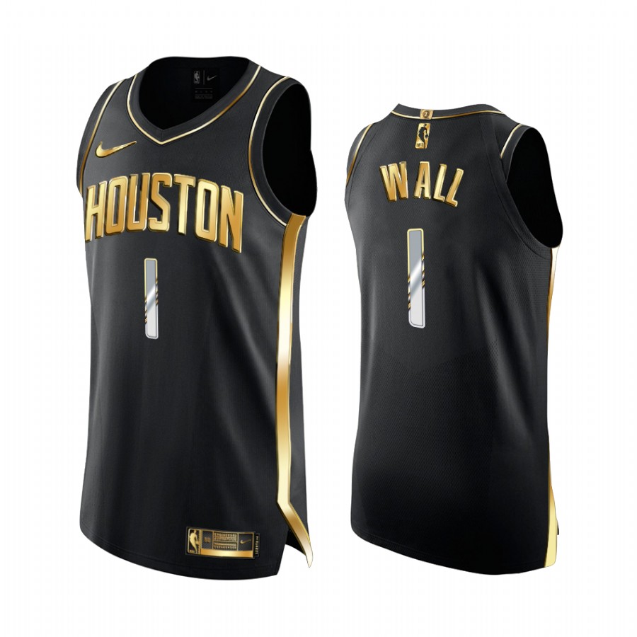Washington Wizards John Wall Black Golden Edition Limited Jersey 2020-21