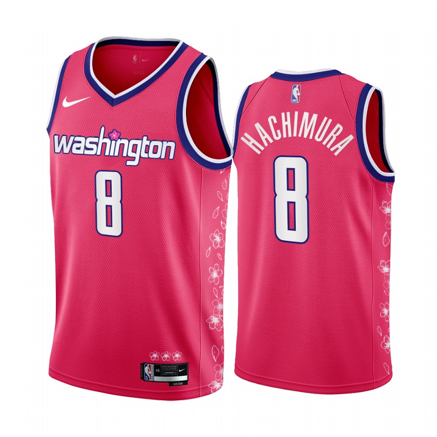 Washington Wizards Rui Hachimura Cherry Blossom City 2022-23 Pink Jersey #8 Limited Edition