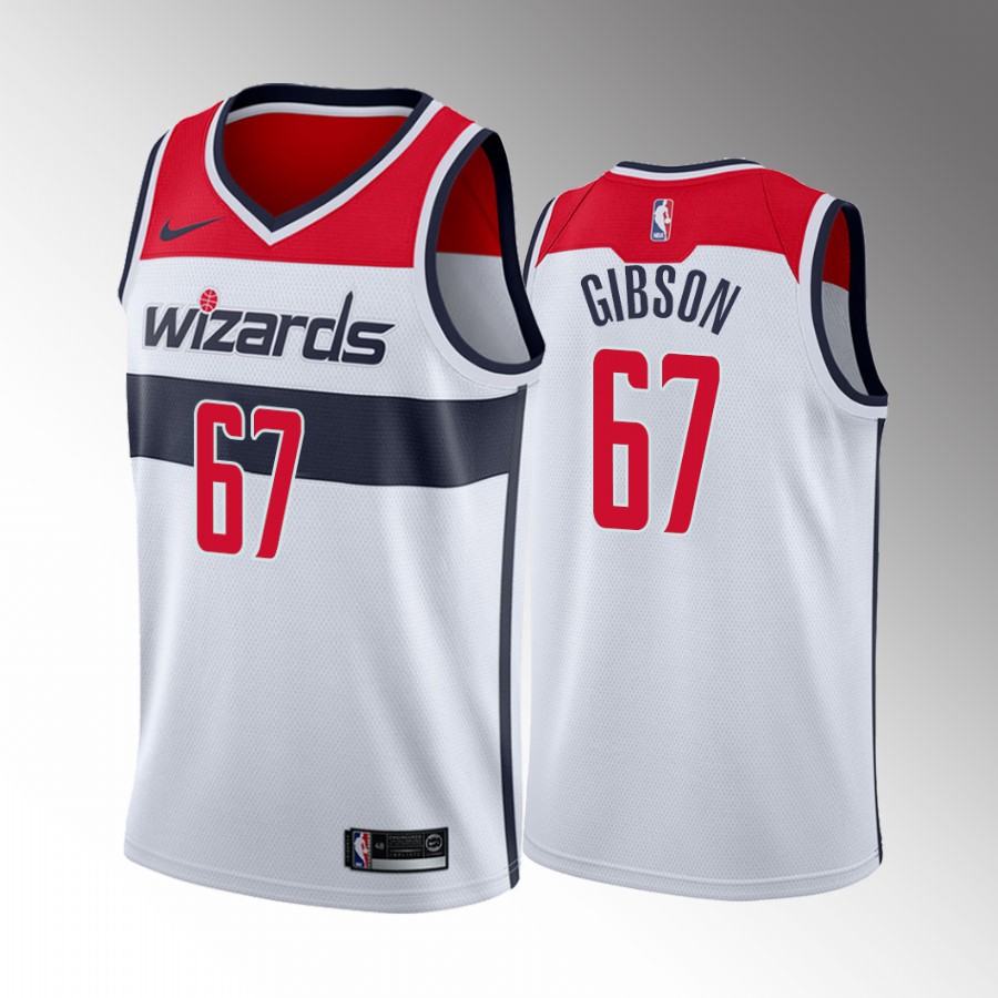 Washington Wizards Taj Gibson #67 Association Edition White Jersey 2022 Swingman