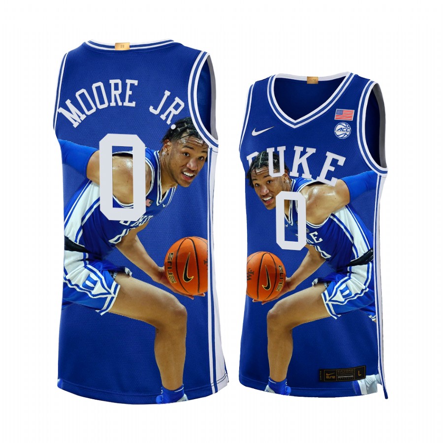 Wendell Moore Jr. Duke Blue Devils White Jersey 2022 March Madness Highlights Fashion Edition
