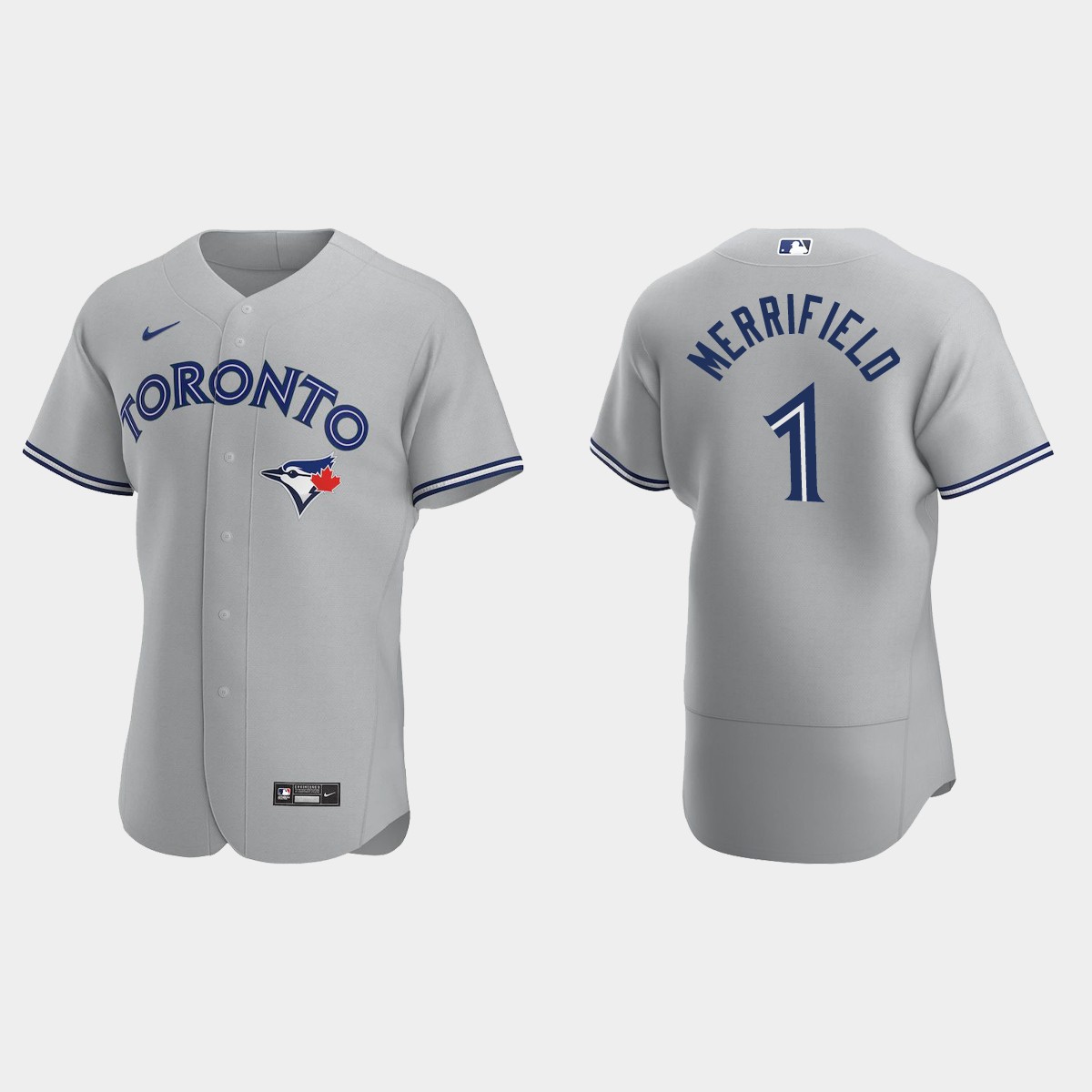 Whit Merrifield Toronto Blue Jays Road Jersey - Gray