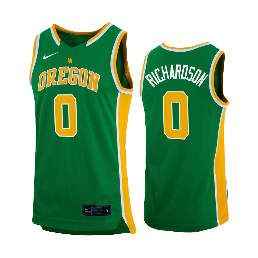 Will Richardson Oregon Ducks Green Jersey 2022 Retro College