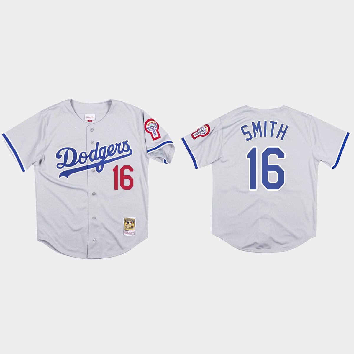 Will Smith #16 Los Angeles Dodgers Mitchell And Ness 1981 Jersey - Gray