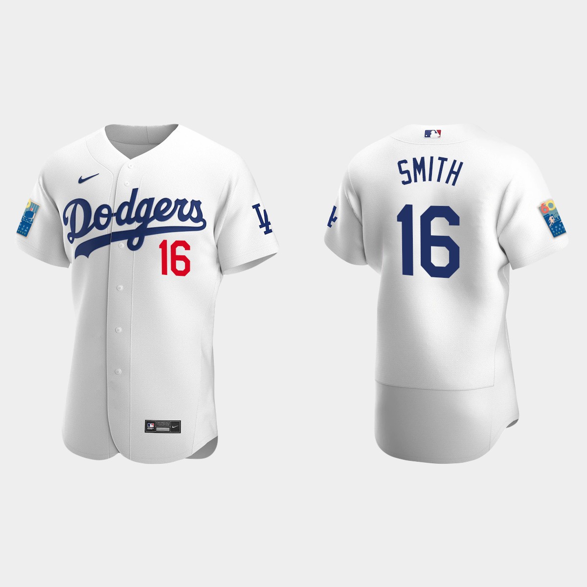 Will Smith Los Angeles Dodgers 2022 Dodger Stadium 60th Anniversary Jersey - White
