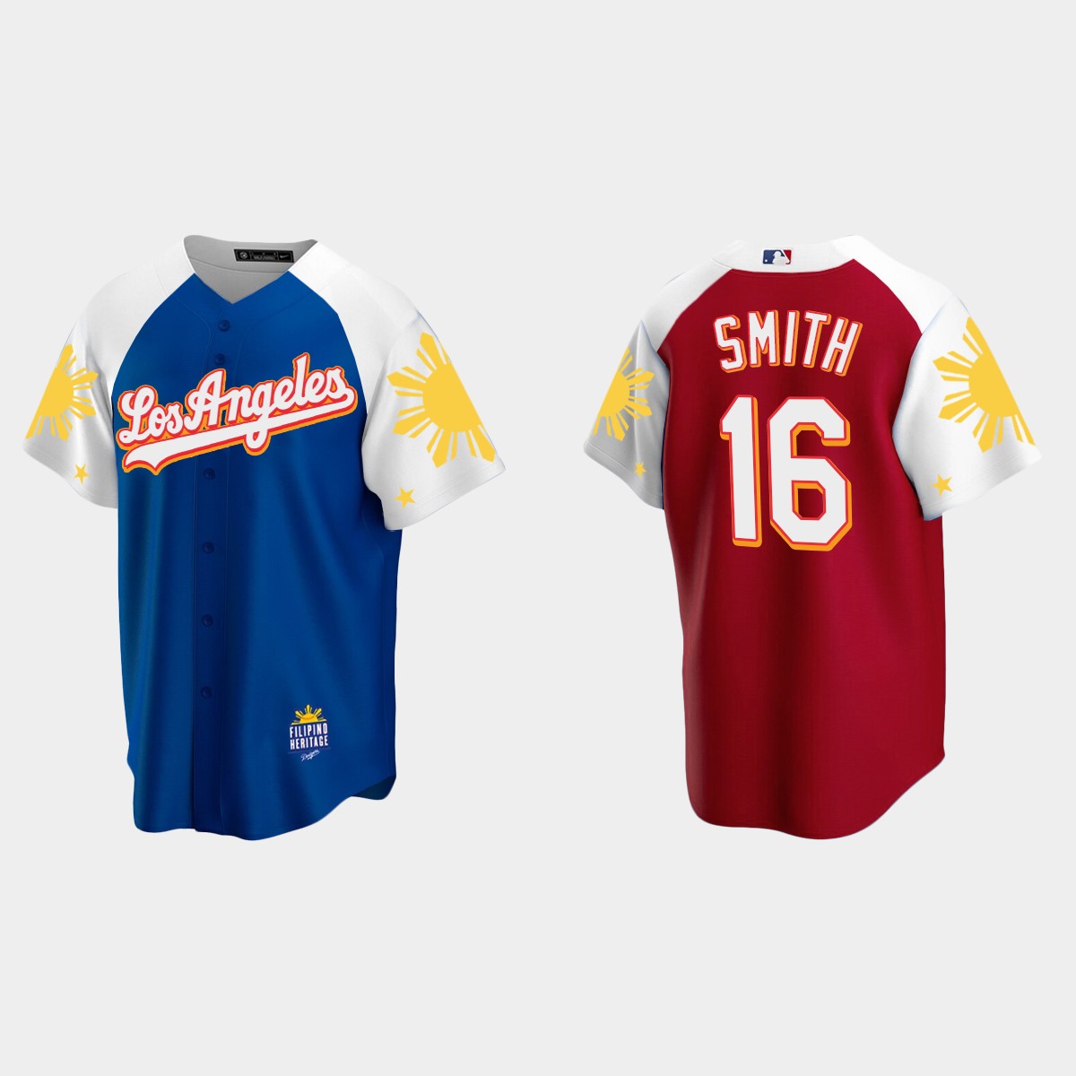 Will Smith Los Angeles Dodgers 2022 Filipino Heritage Night Jersey - Royal Red