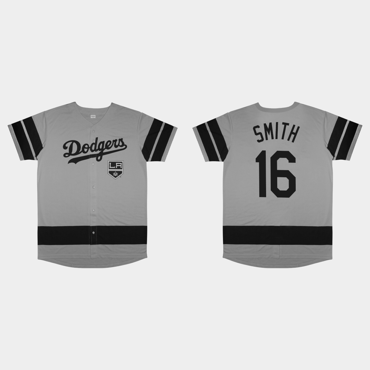 Will Smith Los Angeles Dodgers 2022 LA Kings Night Jersey - Gray