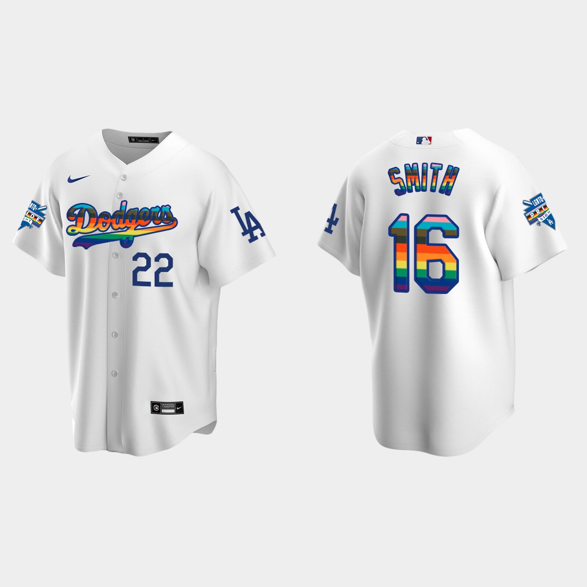 Will Smith Los Angeles Dodgers 2022 Pride Night LGBTQ Jersey - White