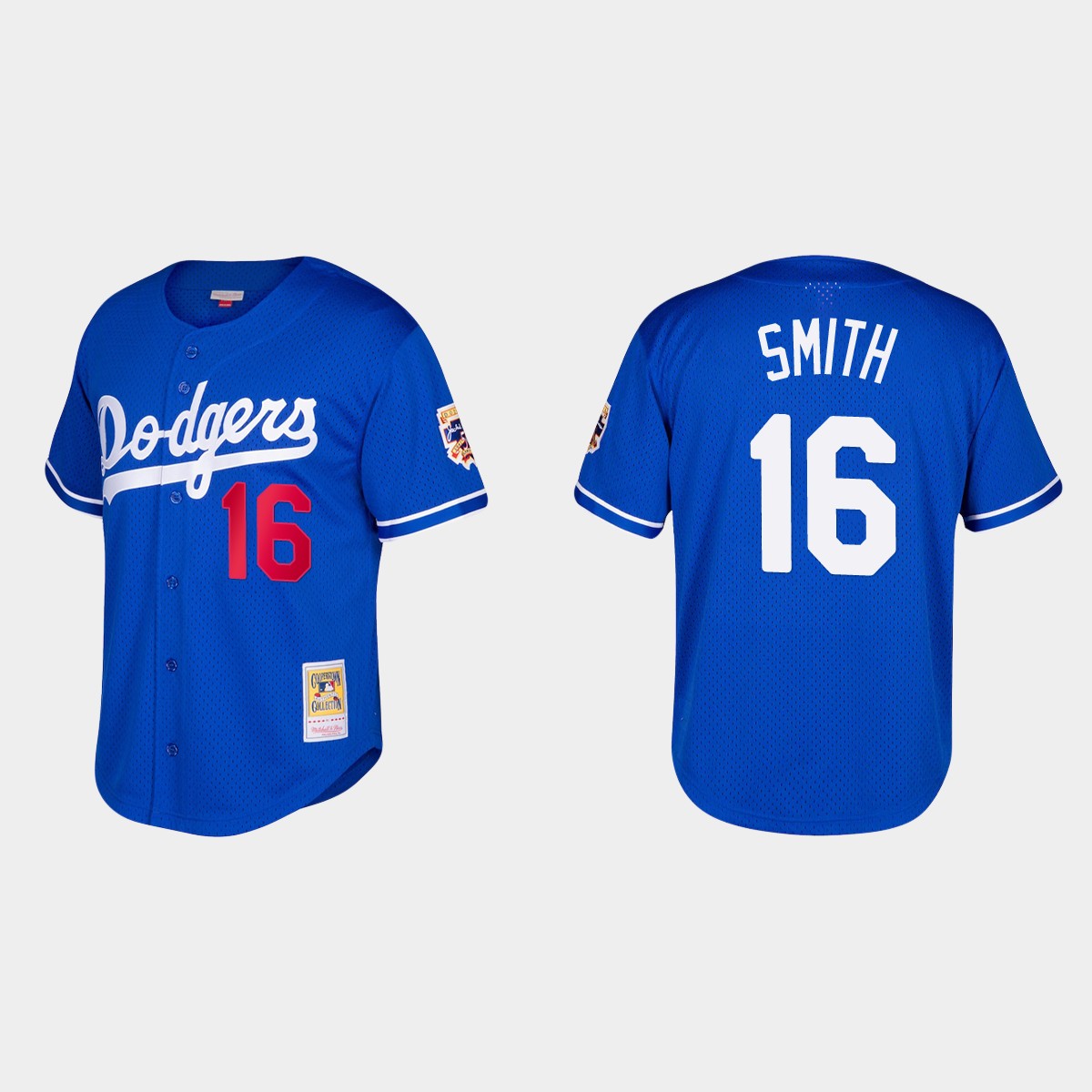 Will Smith Los Angeles Dodgers Cooperstown Collection Mesh Batting Practice Jersey - Royal