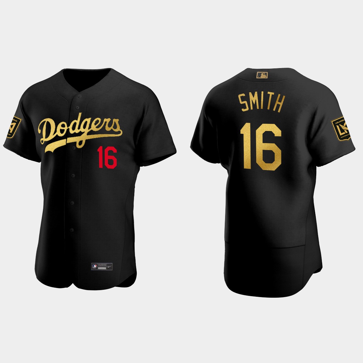 Will Smith Los Angeles Dodgers LAFC Night Jersey - Black