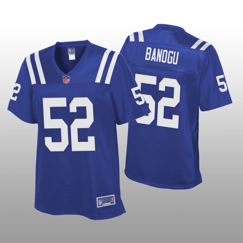 Women's Ben Banogu #52 Indianapolis Colts Royal Pro Line Jersey