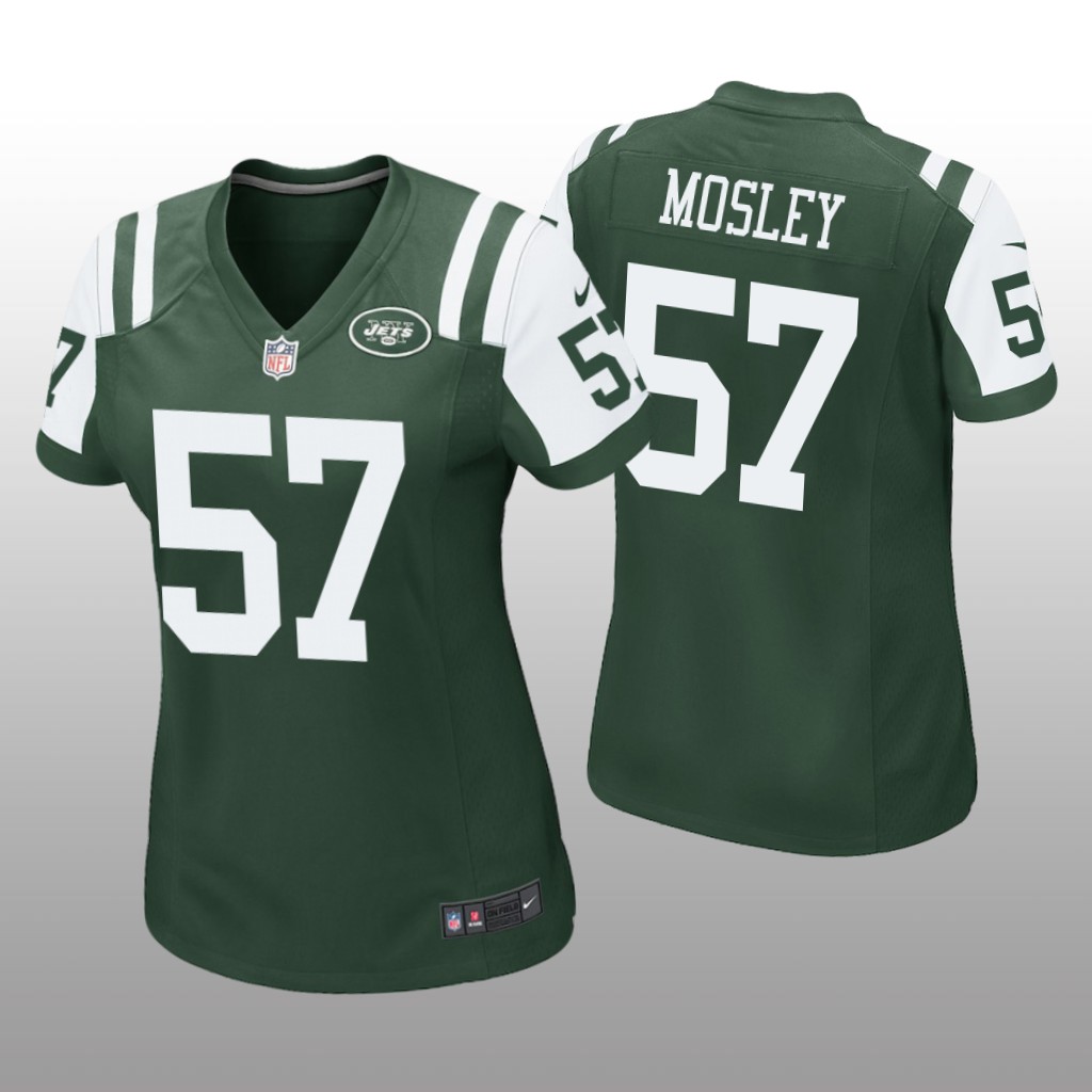 Women's C.J. Mosley #57 New York Jets Green Game Jersey