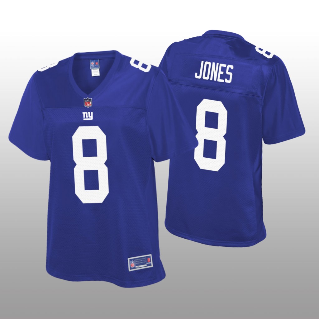 Women's Daniel Jones #8 New York Giants Royal Pro Line Jersey