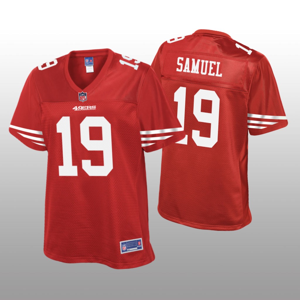 Women's Deebo Samuel #19 San Francisco 49ers Scarlet Pro Line Jersey