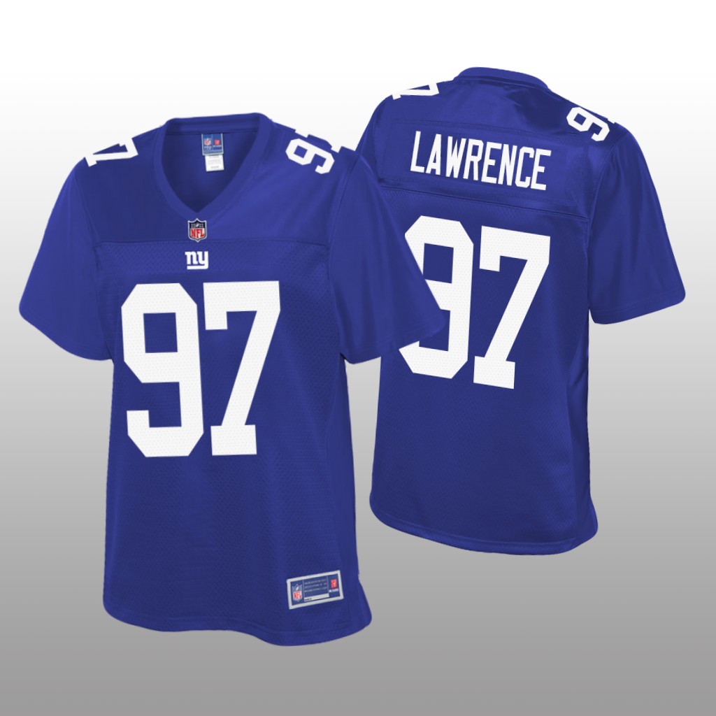 Women's Dexter Lawrence #97 New York Giants Royal Pro Line Jersey