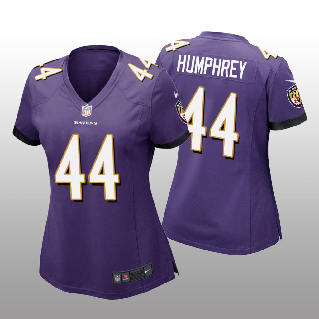 Women's Marlon Humphrey #44 Baltimore Ravens Purple Game Jersey