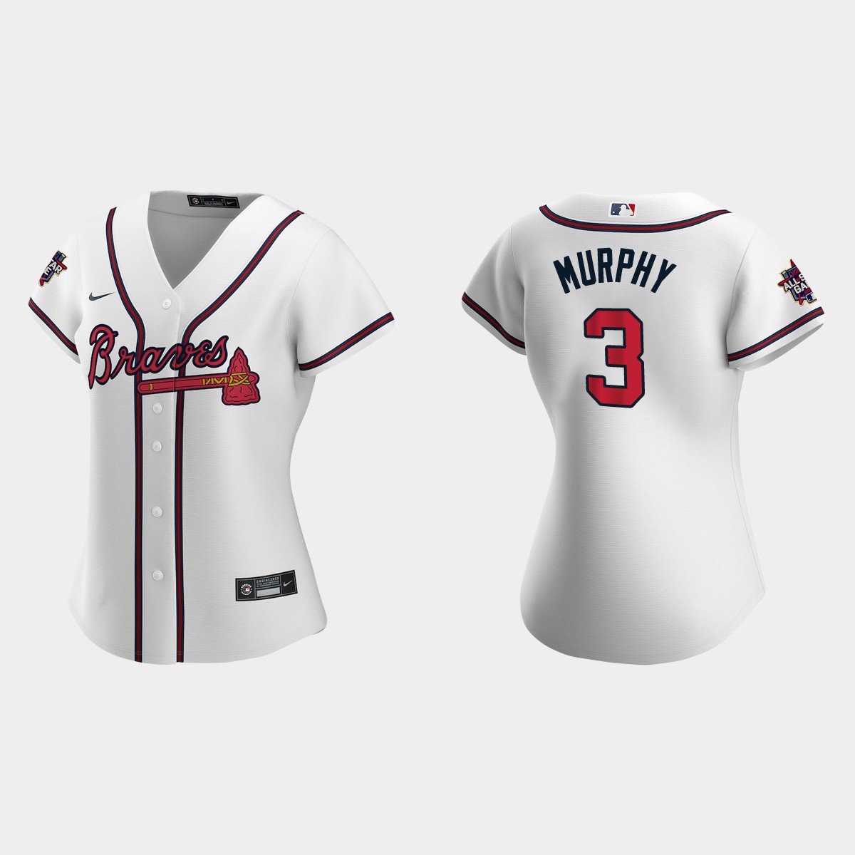 Women Atlanta Braves Dale Murphy White 2021 MLB All-Star Game  Jersey