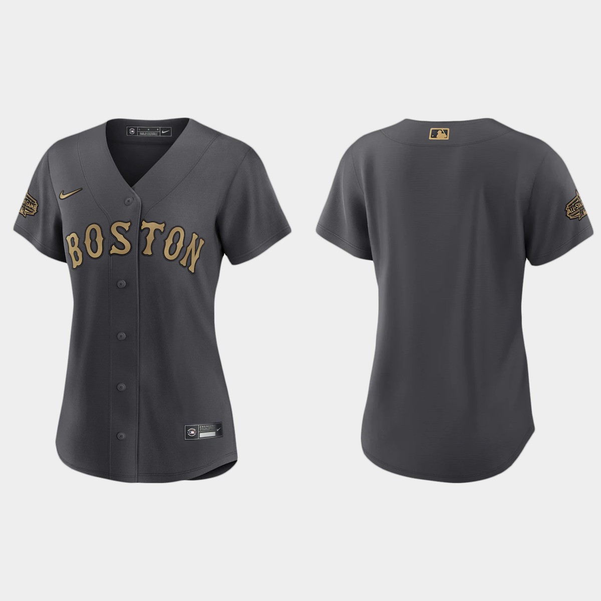 Women Boston Red Sox Charcoal 2022 MLB All-Star Game  Jersey