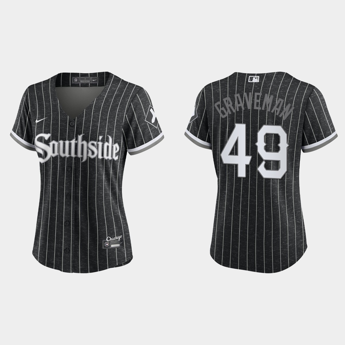 Women Chicago White Sox Kendall Graveman Black City Connect  Jersey