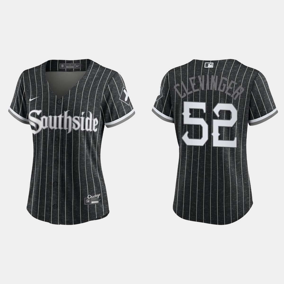 Women Chicago White Sox Mike Clevinger Black City Connect  Jersey
