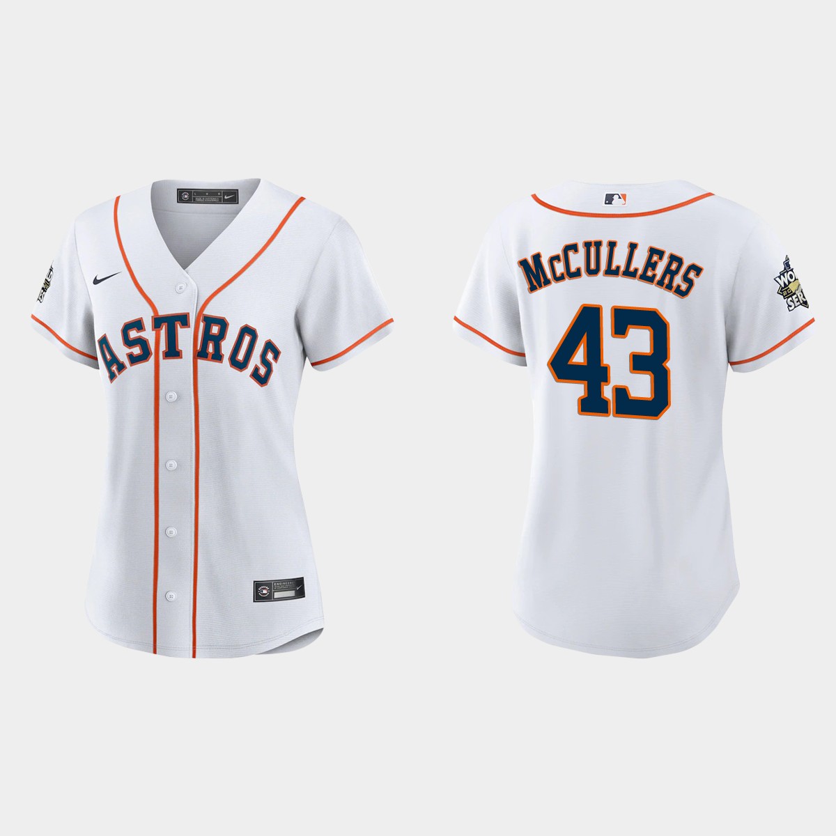 Women Houston Astros Lance McCullers White 2022 World Series  Jersey