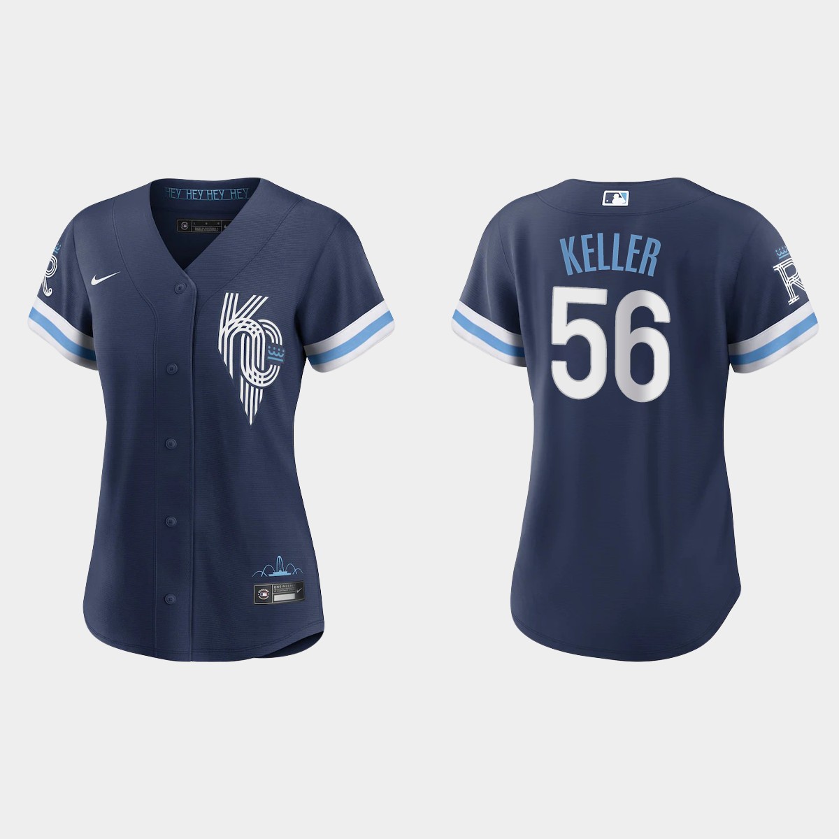 Women Kansas City Royals Brad Keller Navy 2022 City Connect  Jersey