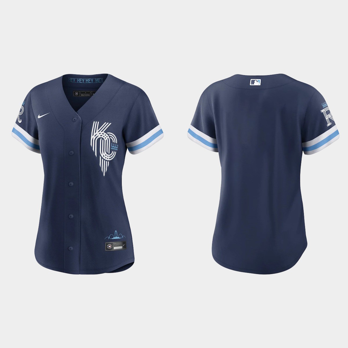 Women Kansas City Royals Navy 2022 City Connect  Jersey