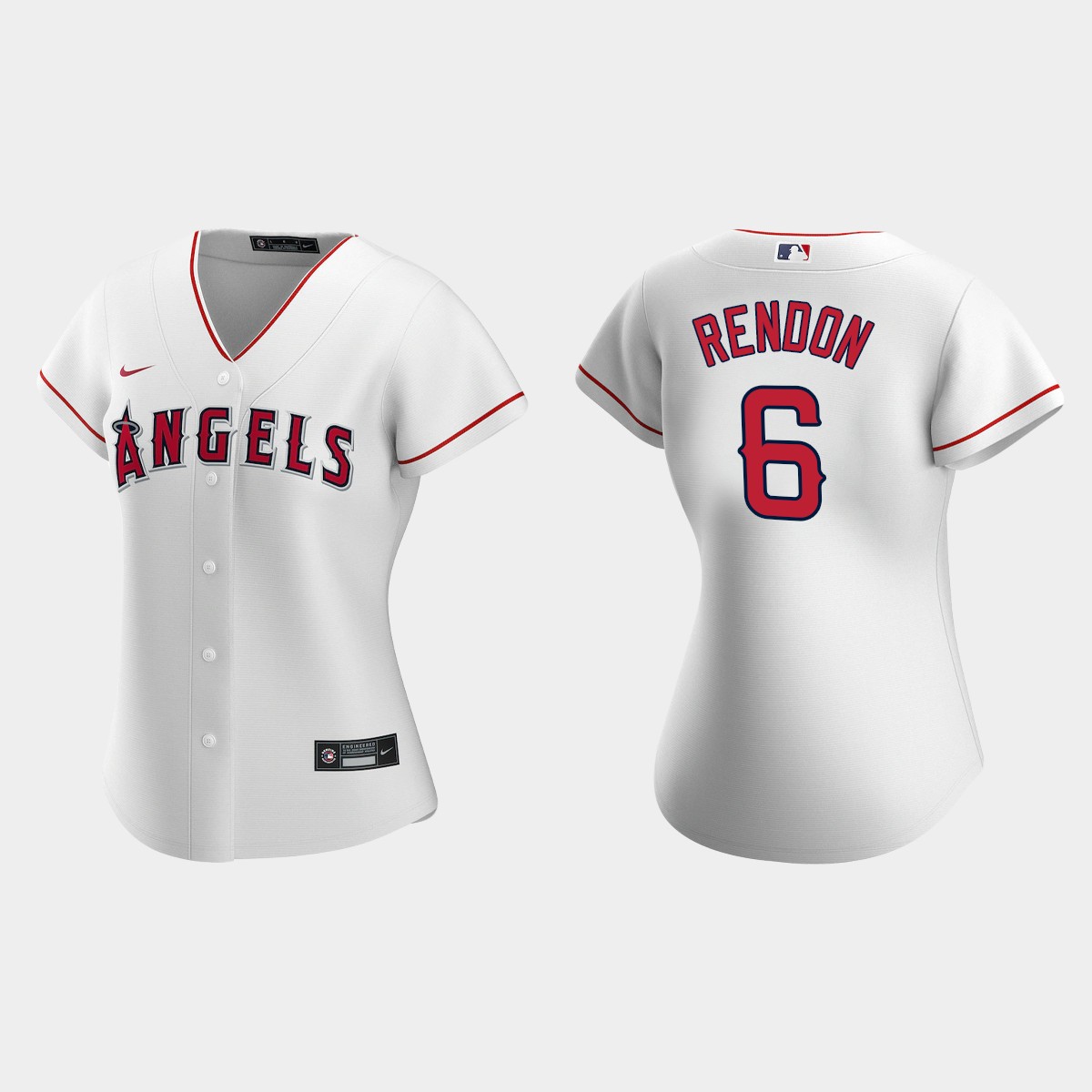 Women Los Angeles Angels Anthony Rendon White  Home Jersey